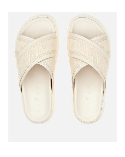 Hogan White Skyscraper Sandals