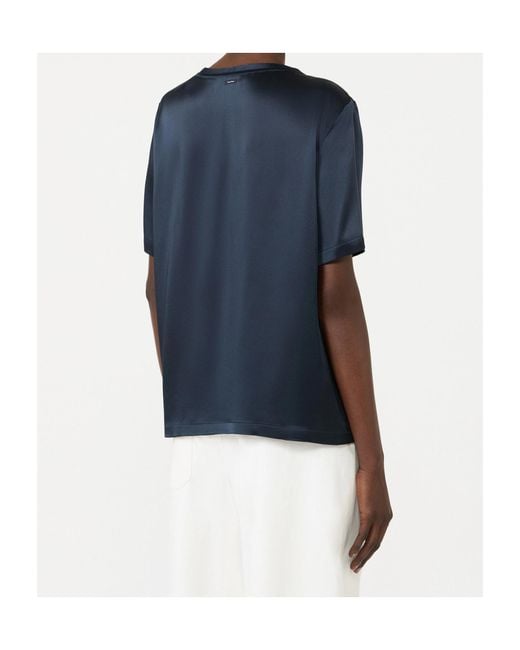 Max Mara Blue Short-Sleeved T-Shirt