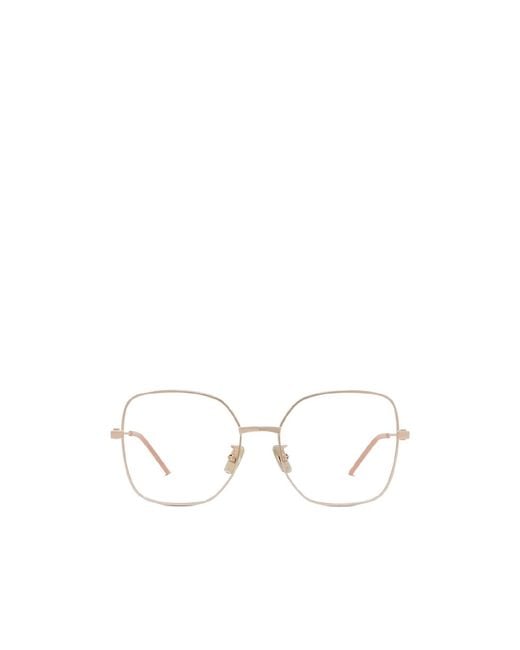 Givenchy White Eyewear Butterfly Frame Glasses