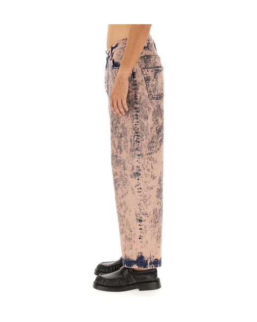 Etudes Studio Pink Études Studio District Overdyed Ring Embellished Jeans for men