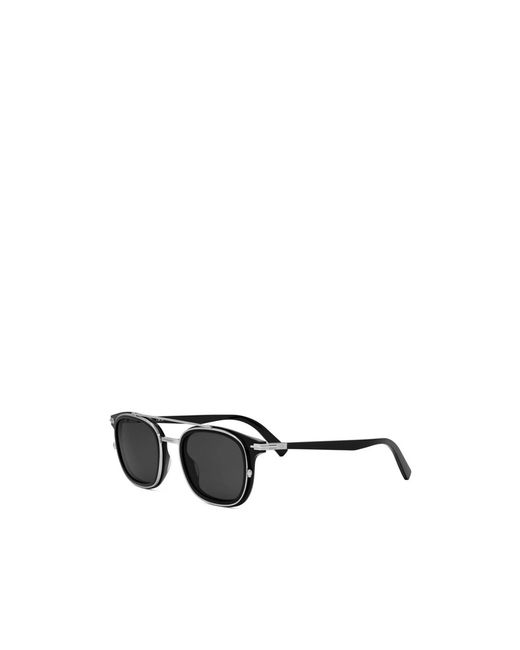 Dior Metallic Eyewear Blacksuit S14I Square Frame Sunglasses for men