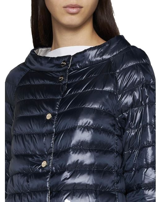 Herno Blue Reversible Padded Jacket