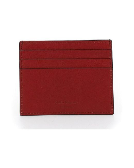 Ferragamo Black Card Holder for men