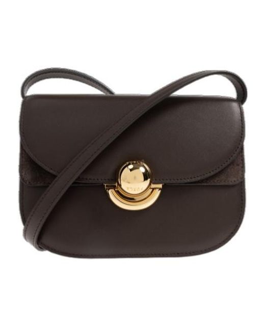 Furla Black Sfera Mini Crossbody Bag