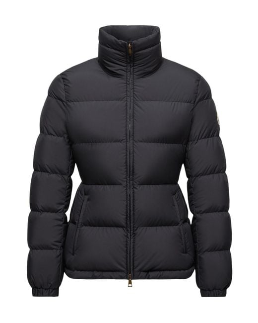 Moncler Black Dourbe Zip-Up Short Puffer Jacket