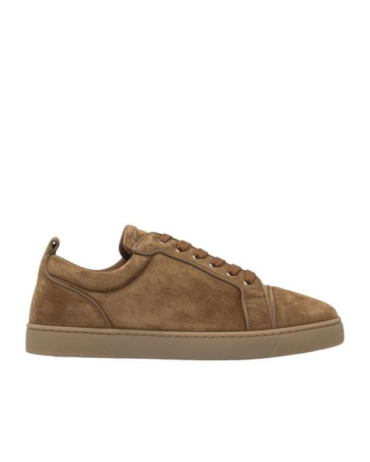 Christian Louboutin Brown Louis Junior Low-Top Sneakers for men