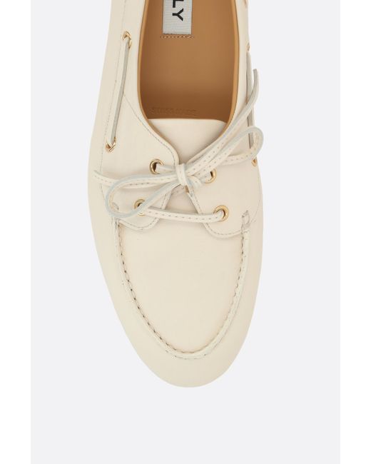 Bally White Pathy Lace-Up Loafers