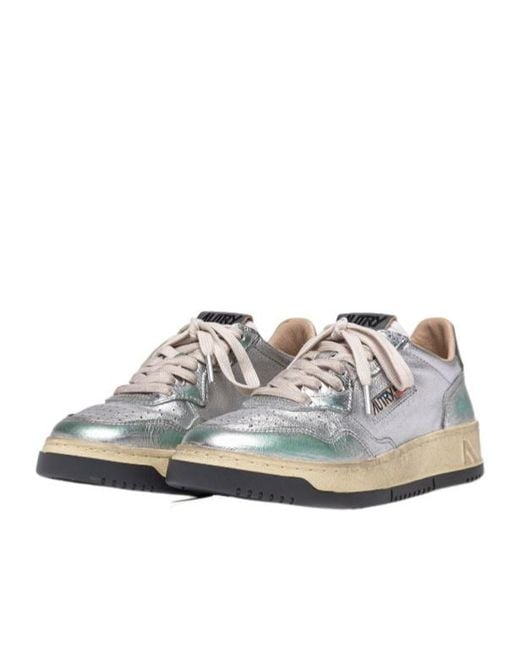 Autry White Medalist Super Vintage Low Sneakers