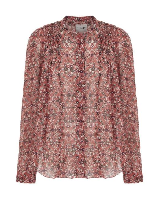 Isabel Marant Pink Noeline Blouse