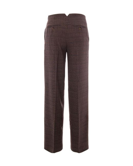Liu Jo Brown Straight Trousers