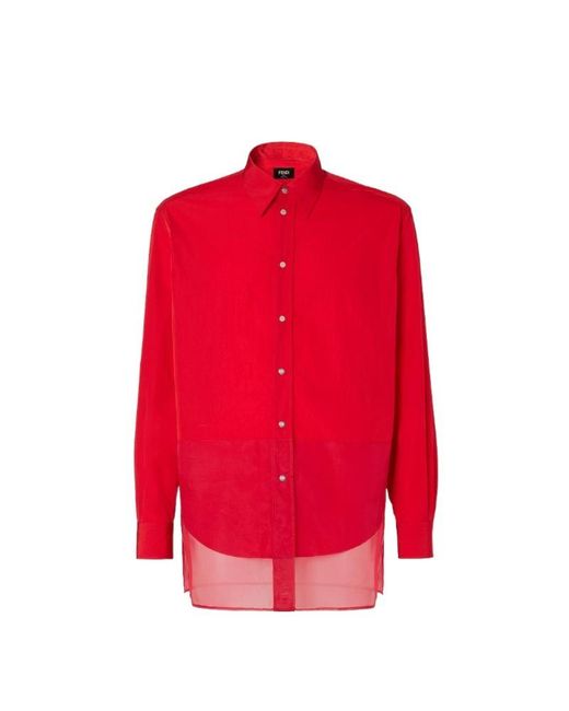 Fendi Red Shirt for men