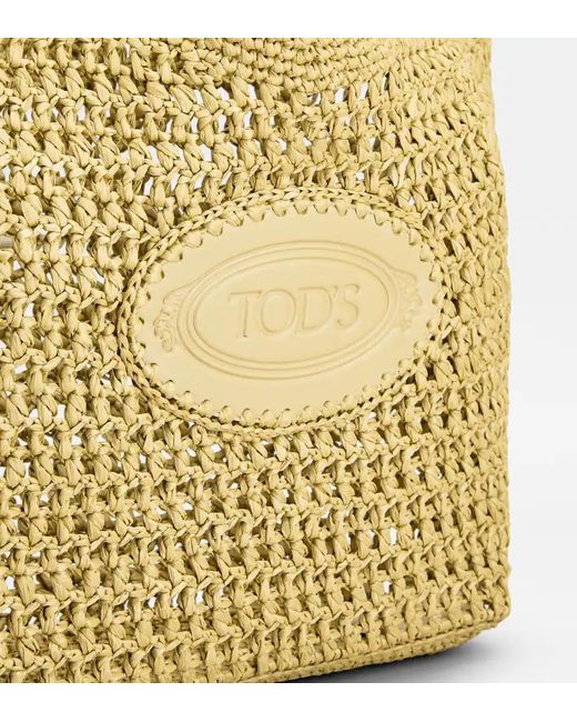 Tod's Metallic Shopping Bag