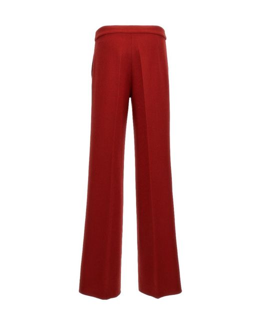 Gianluca Capannolo Red Pleated Casual Pants