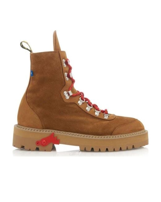 Off-White c/o Virgil Abloh Brown Ankle Boots for men