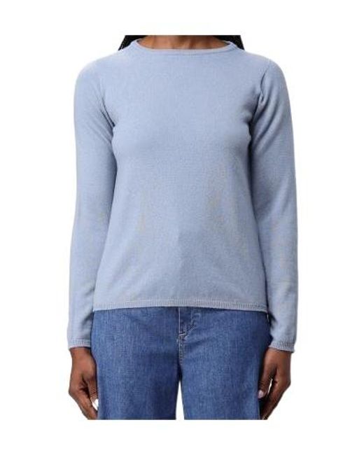 Max Mara Blue Long-Sleeved Sweater