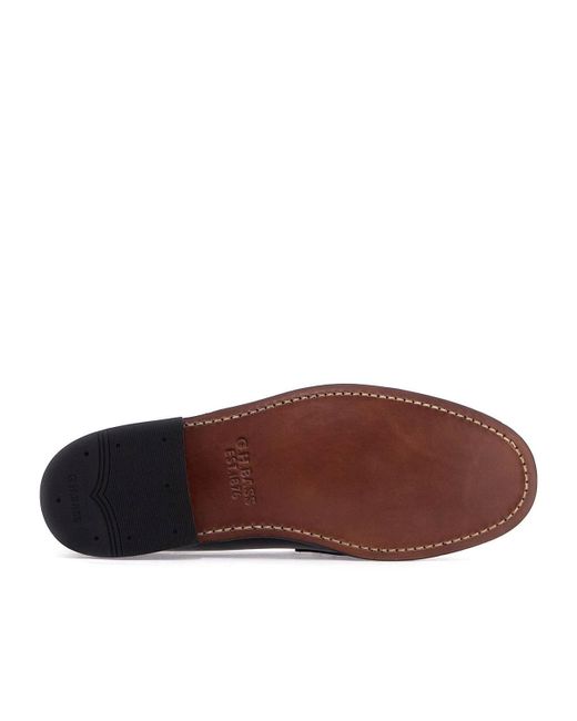 G.H.BASS Black Esther Kiltie Weejuns Tassel Detailed Loafers for men