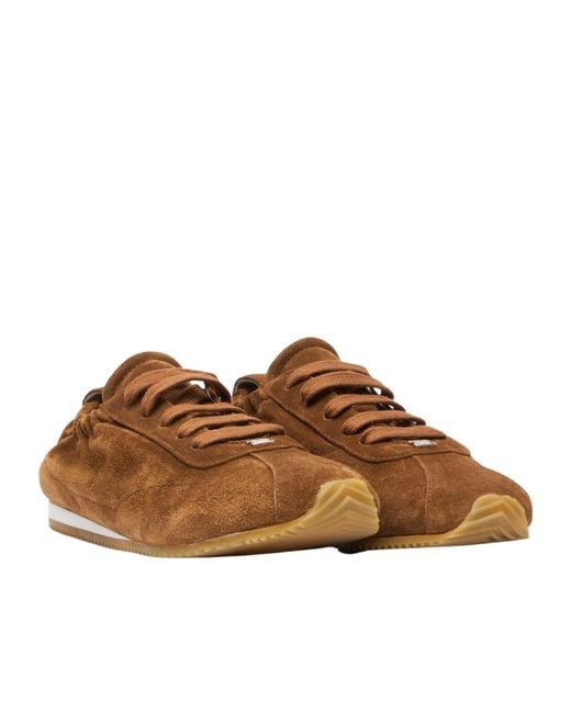 Casadei Brown Rythm Retro Sneakers