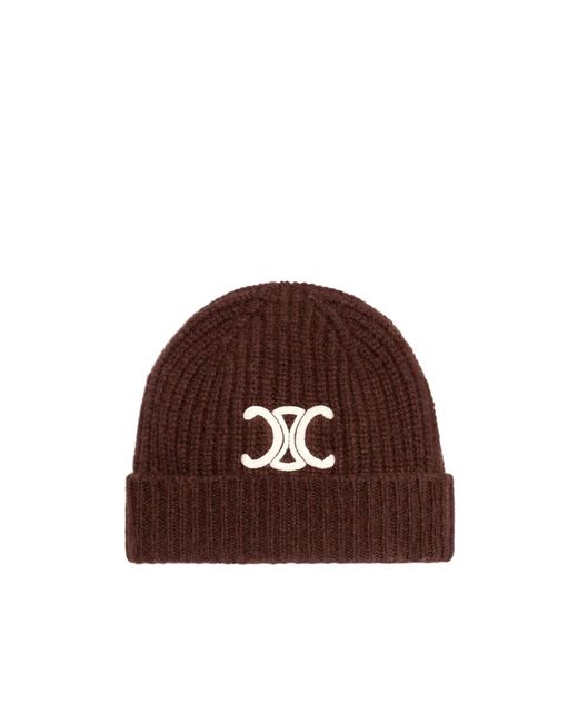 Céline Brown Triomphe Beanie