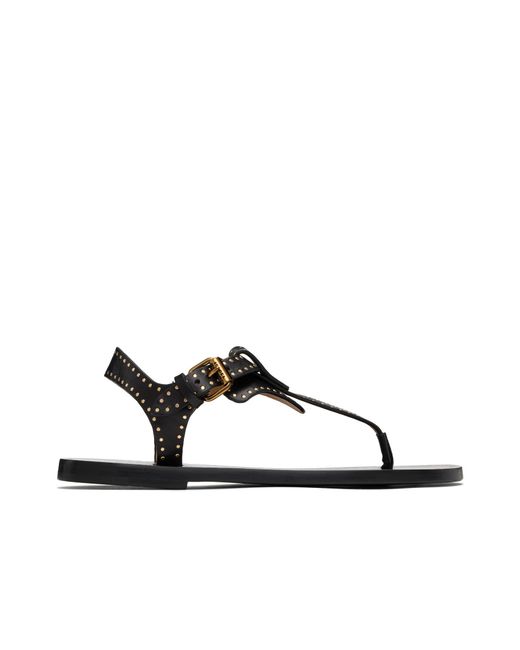 Isabel Marant Multicolor T-Bar Strap Joony Sandals