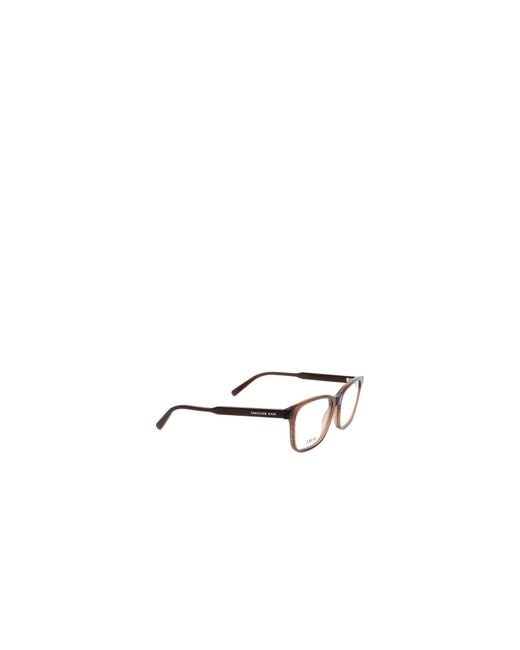 Dior White Eyewear Square Frame Glasses for men