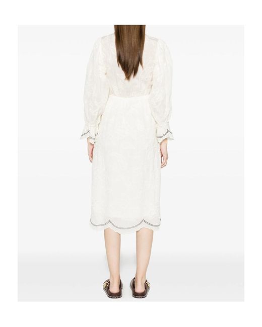 Ba&sh White Cutout Detail Dress