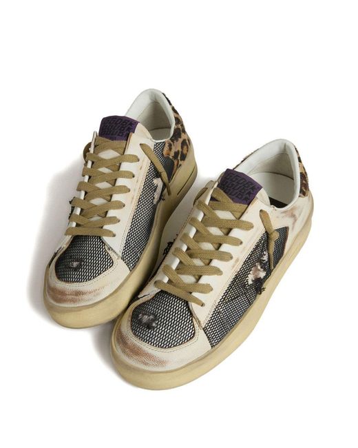 Golden Goose Deluxe Brand Multicolor Stardan Lace-Up Sneakers