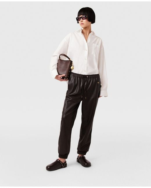 Stella McCartney Gray Alter Mat Drawstring Tapered Trousers