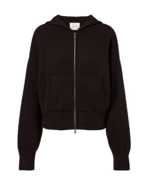 Lisa Yang Black Lilia Cashmere Zipped Cardigan