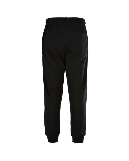 Moschino Black Logo Printed Sweatpants for men
