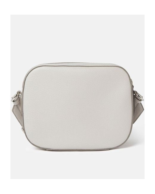 Stella McCartney Gray Logo Shoulder Bag