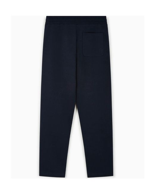 Canali Blue Drawstring Pants for men