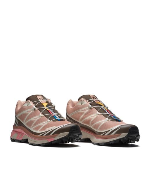 Salomon Lab Brown Salomon Xt-6 Lace-Up Sneakers