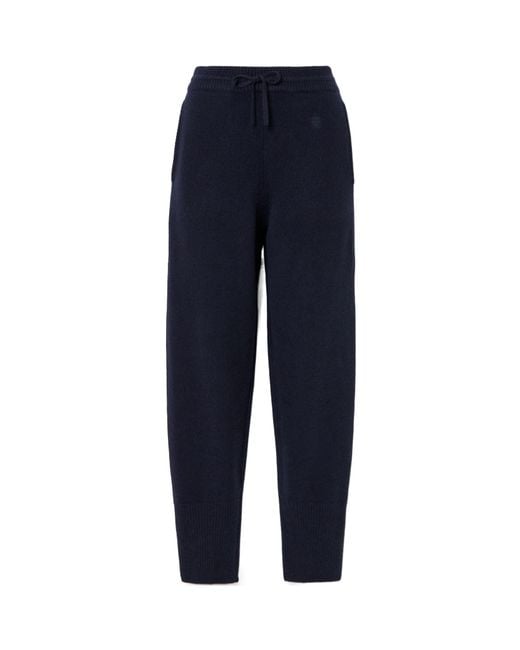 Totême  Blue Drawstring Sweatpants