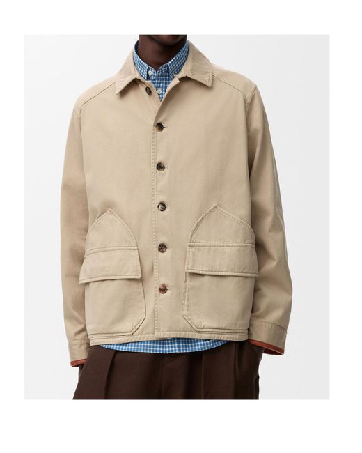 Loewe Natural Long-Sleeved Casual Jacket for men