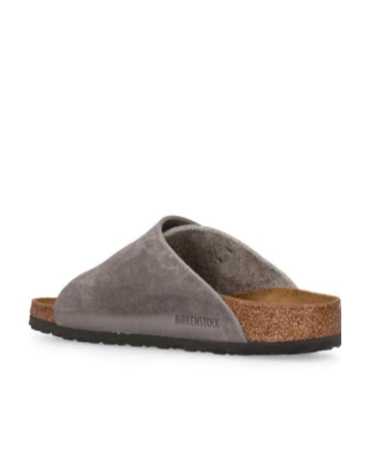 Birkenstock Brown Zurich Flat Bottom Flip-Flops