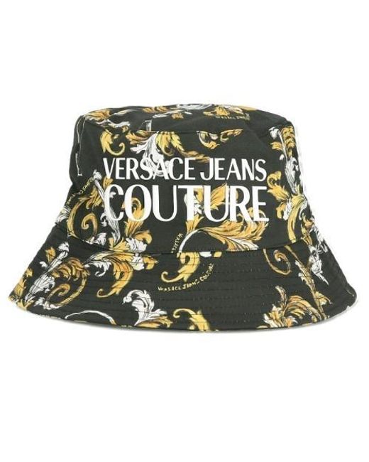Versace Jeans Green Patterned Hat for men