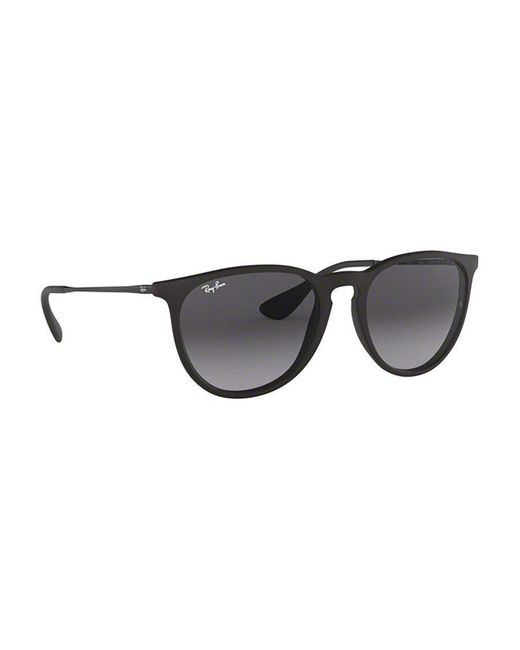 Ray-Ban Black Erika Oval Frame Sunglasses for men