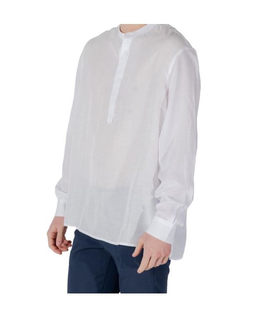 Antony Morato Gray Long-Sleeved T-Shirt for men