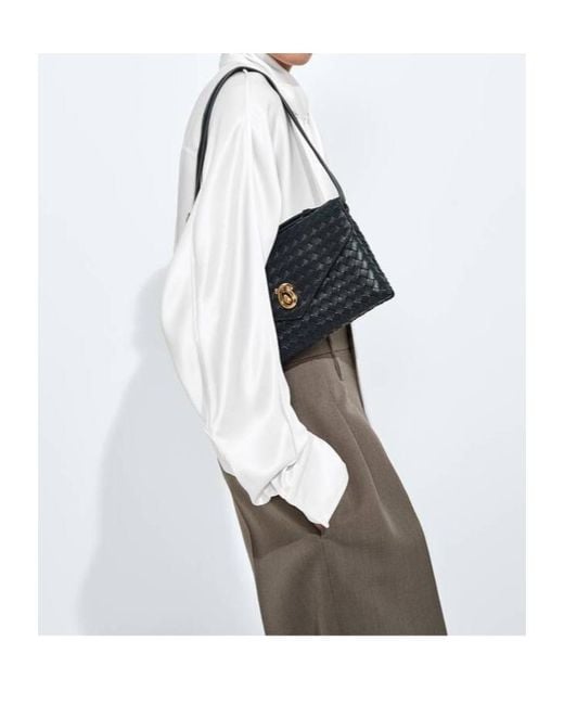Bottega Veneta Blue Knot Lock