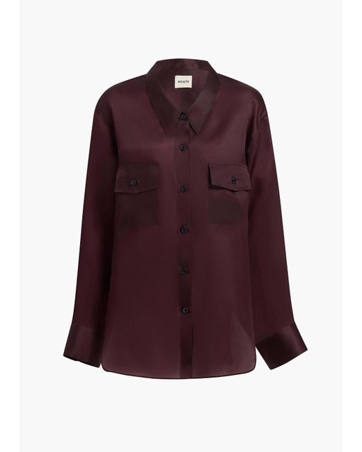 Khaite Purple Matteo Top