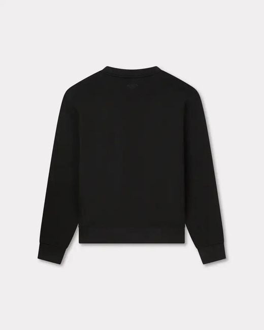 KENZO Black Wild Tiger Embroidered Crewneck Sweatshirt for men