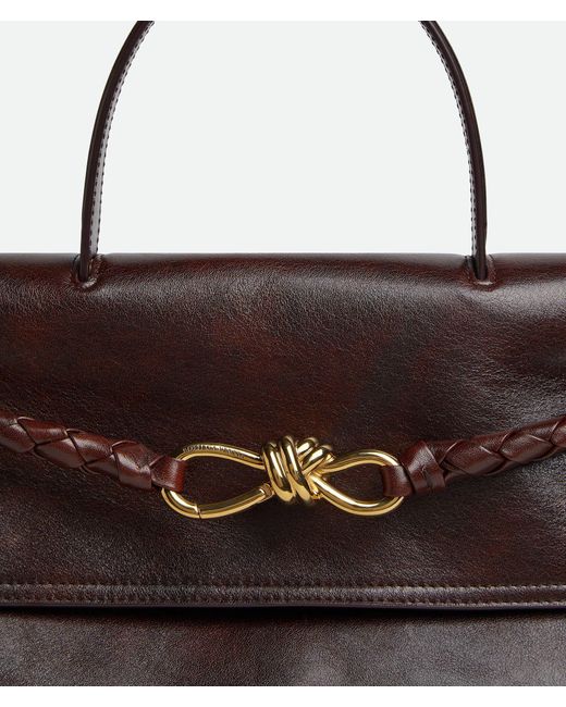 Bottega Veneta Brown Signature Knot Detail Ciao Ciao Bag
