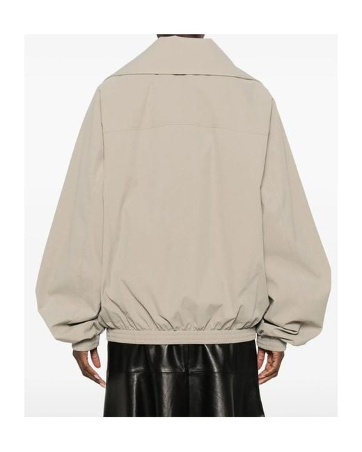 Balenciaga Natural High Collar Zipped Jacket
