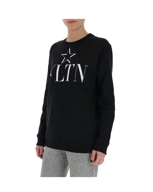 Valentino Black Printed Sweater