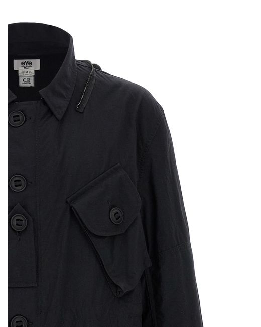 Junya Watanabe Black X C.P. Company Hooded Parka for men