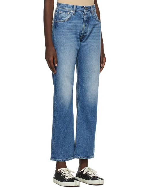 Maison Margiela Blue Faded Straight-Leg Jeans