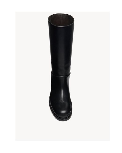 The Row Black Nobilis Riding Boots