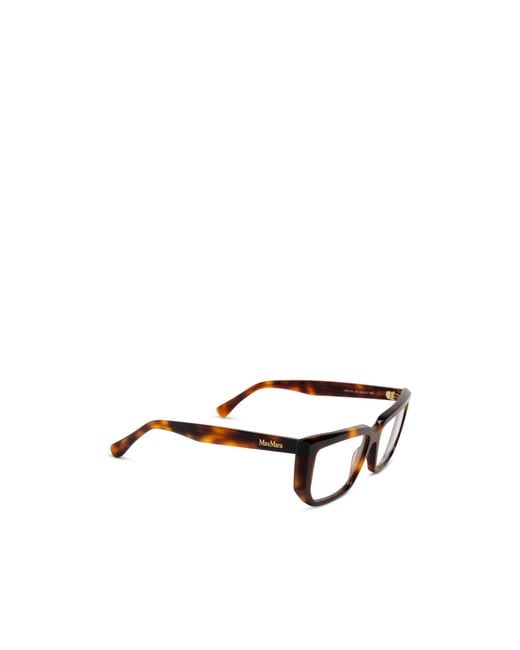 Max Mara White Cat-Eye Glasses