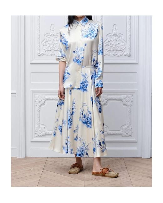 Dior Blue Blouse