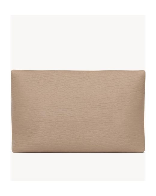 Saint Laurent Natural Busta Logo Clutch Bag for men